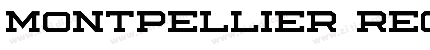 Montpellier Regular字体转换